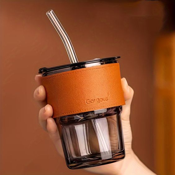 ☕ Insulated Coffee Mug With Straw ☕