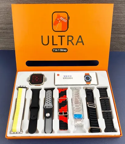 Ultra 7 in 1 Smart Watch | 7 Pairs of Straps