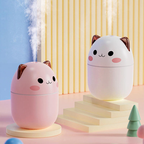 Kawaii Cat Mini Desktop Humidifier 🐱💨 – Cute, Compact & Refreshing!