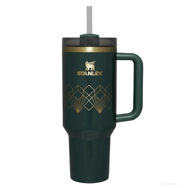 Stanley Quencher H2.0 FlowState Tumbler | 40oz - Forest Green 🌿✨