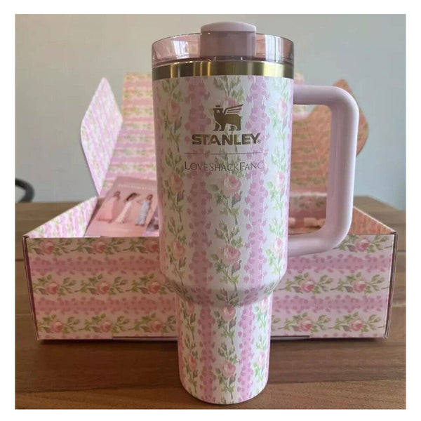 Stanley Tumbler Flowers Edition | 40 OZ 🌸✨